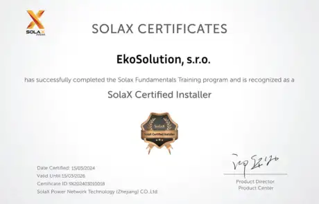 solax-certifikat-ekosolution EkoSolution, s.r.o. - certifikát